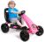 COSTWAY Kinder Gokart, Pedalbetriebenes Kindergefährt, Kinderkart Tretauto mit verstellbarem Sitz & Fußpedalen, Go Karts für Jungs und Mädchen von…