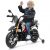 COSTWAY Kinder Motorrad mit Stützraedern, Elektro-Motorrad mit LED-Lichter und Musik, Kindermotorrad bis 25kg belastbar, geeignet für Kinder ab 3…