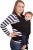 Cuddlebug Tragetuch Baby – Babytrage Neugeborene und Kleinkinder bis 16Kg (Black)