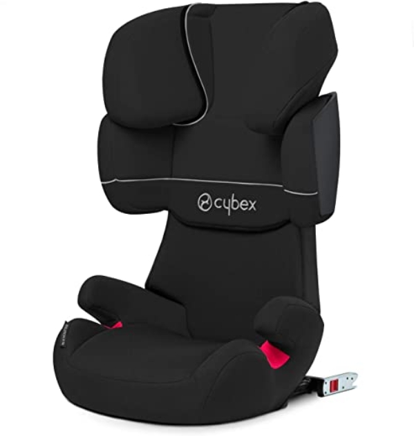 Cybex Silver Solution X-fix, Autositz Gruppe 2/3 (15-36 kg), Mit Isofix, Pure Black
