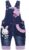 DEBAIJIA Baby Mädchen Denim Overall Jeans Hose mit Hosenträger Kinder Baumwolle Latzhose Kaninchen Butterfly