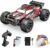 DEERC 9206E RC Ferngesteuertes Auto mit 48 km/h High Speed, 4WD 1:10 RC CAR Off-Road 2.4GHz Funkfernsteuerung Monstertruck Buggy,2 Akku lange…