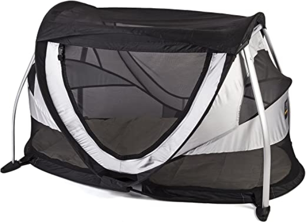 Deryan Peuter Box Reisebettzelt Kinderzelt Babyzelt Reisebettzelt inklusive Schlafmatte und Tragetasche mit Pop-Up innerhalb 2 Sekunden aufgebaut ,…
