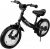 Deuba Laufrad Kinderlaufrad Sattel Lenker höhenverstellbar mit Bremse Lauflernrad Laufrad 2-5 Jahre Kinder Fahrrad 12″ schwarz