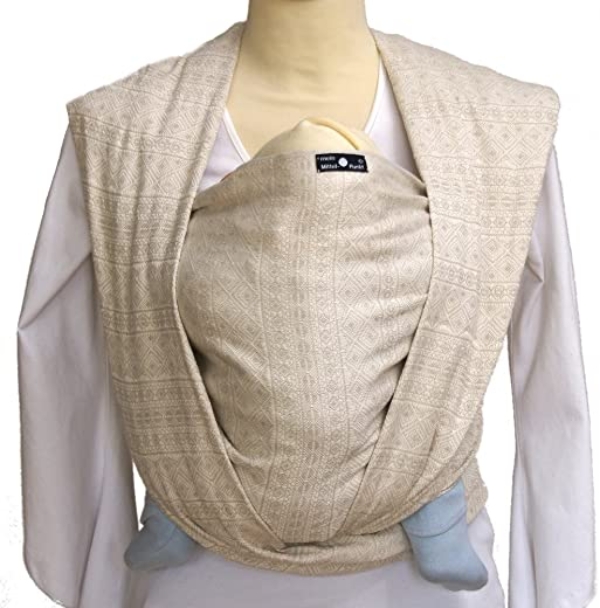 Didymos 230006 Babytragetuch, Modell Indio natur weiss, Größe 6