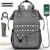 Dookey Baby Wickelrucksack, Babytasche für Reise Große Kapazität, Multifunktions-Reise-Rucksack Wasserdicht Fächer Praktischer Rucksack mit…