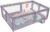 Dripex Laufstall Baby Laufgitter Absperrgitter mit atmungsaktivem Netz 150x200cm Schutzgitter Krabbelgitter für Kinder, große…