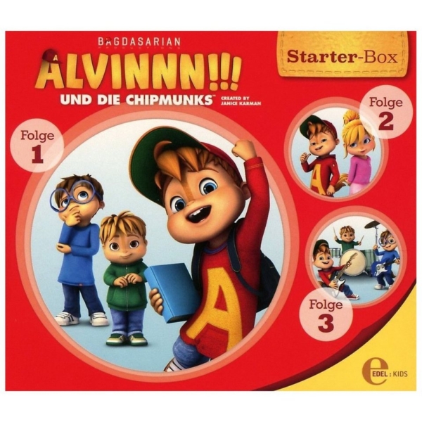 Edel Hörspiel »CD Alvinnn!!! und die Chipmunks 1 – Starter-Box (3«