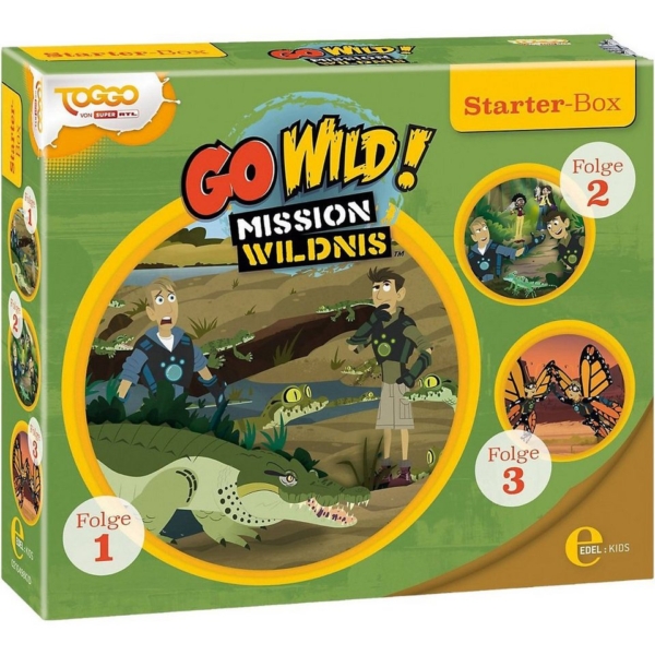 Edel Hörspiel »CD Go Wild!-Mission Wildnis – Starter-Box«