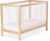 Ehrenkind® Babybett PUR 140×70 aus Natur Buchenholz | Kinderbett dreifach höhenverstellbar mit entnehmbaren Stangen