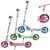 Einfeben Scooter »Kinderroller klappbar Höhenverstellbar Big wheels Mädchen und Junge Freizeit City Roller, Kinderscooter 205mm«