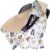 Einschlagdecke 100% Baumwolle 85x85cm Kuscheldecke für Kinderwagen Babyschale universal Baby Decke doppelseitig Babydecke Buggy Autositz (Boho…