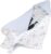 Einschlagdecke Babyschale Decke Kinderwagen 90x90cm – universal baby Babydecke für Buggy Autositz Öko-Tex Eulen Kopfüber
