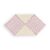 Einschlagdecke »weiße Diamante auf Cameo Rosa«, KraftKids, für Babyschalen, besonders dicker Fleece, pillingfrei, für Babyschalen, besonders dicker…
