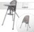 Engel & Storch 2in1 Babyhochstuhl KARLO Kinderhochstuhl Babystuhl Kinder Hochstuhl Essstuhl Kombihochstuhl – in der Farbe Grau