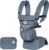 Ergobaby Babytrage für Neugeborene, 4-Positionen Cool Air Mesh Omni 360 Oxford Blau, Baby-Tragetasche Kindertrage Rückentrage