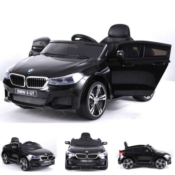 ES-Toys Elektro-Kinderauto »Kinder Elektroauto BMW 6GT«, Belastbarkeit 40 kg, EVA-Reifen Weichgummi Ledersitz lizenziert 2x 35 Watt