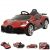 ES-Toys Elektro-Kinderauto »Kinder Elektroauto Bugatti Divo«, Belastbarkeit 40 kg, Ledersitz, EVA-Reifen, lackiert, Mp3