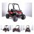 ES-Toys Elektro-Kinderauto »Kinder Elektroauto Elektrobuggy 370«, Belastbarkeit 40 kg, EVA-Reifen Ledersitz Batterieanzeige