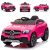 ES-Toys Elektro-Kinderauto »Kinder Elektroauto Mercedes GLC«, Belastbarkeit 40 kg, pink Ledersitz EVA-Reifen Fernbedienung