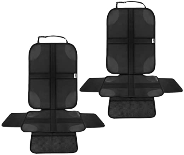 Ezilif Kindersitzunterlage 2 Stück ISOFIX geeignete Sitzschoner Auto Kindersitz, mit Anti-Rutsch Funktion Autositzschoner, Autositzauflage…