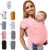Fastique Kids® Tragetuch – elastisches Babytragetuch für Früh- und Neugeborene + Anleitung (5,2m x 0,55m, Flamingo Pink)