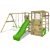 FATMOOSE Klettergerüst »Spielturm ActionArena mit Schaukel & Rutsche, Gartenspielgerät mit Leiter & Spiel-Zubehör«