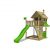 FATMOOSE Spielturm »Klettergerüst GroovyGarden mit apfelgrüner Rutsche, Spielhaus mit Sandkasten, Leiter & Spiel-Zubehör«