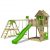 FATMOOSE Spielturm »Klettergerüst HappyHome mit Schaukel SurfSwing & Rutsche, Spielhaus mit Sandkasten, Leiter & Spiel-Zubehör«