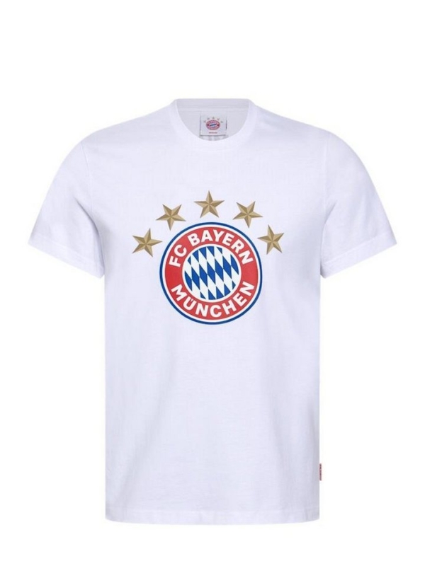 FC Bayern München T-Shirt »5 Sterne Logo« (1-tlg)