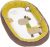 FEHN 059229 Kuschelnest Giraffe / Kuscheliges Nestchen mit 3 abnehmbaren Spielzeugen für optimalen Komfort beim Kuscheln & Spielen – für Babys und…