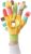 Fehn 074604 Spielhandschuh Safari – Fingerpuppen-Handschuh Affe und Elefant mit Rassel und Quietsche für Babys und Kleinkinder ab 0+ Monaten