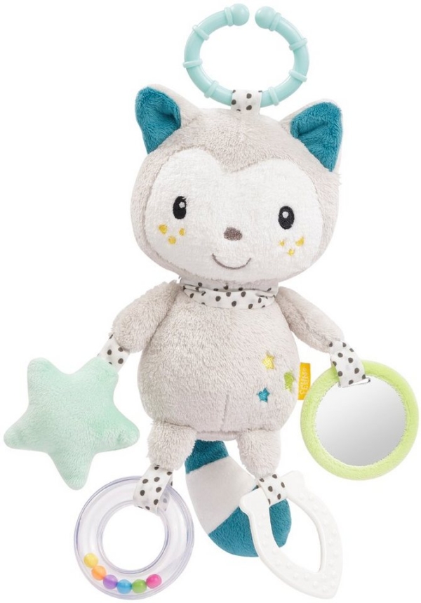 Fehn Greifspielzeug »Aiko & Yuki Activity-Katze mit Ring«, mit Ring