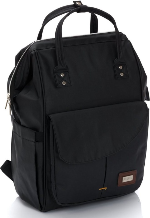 Fillikid Wickelrucksack »melange schwarz«