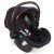 Fisher-Price® Babyschale »Comfort Fix – Black«, 4.3 kg, (2-tlg), Gruppe 0+ Baby Autositz – ab Geburt bis 13 kg
