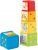 Fisher-Price CDC52 – Bunte Stapelwürfel Baby Spielzeug zum Sortieren und Stapeln, Spielzeug ab 6 Monaten