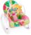Fisher-Price GNV70 – Baby Schaukelsitz oder feststehender Sitz, pinkes Sitzpolster mit zwei niedlichen Tierspielzeugen und verstellbarer…