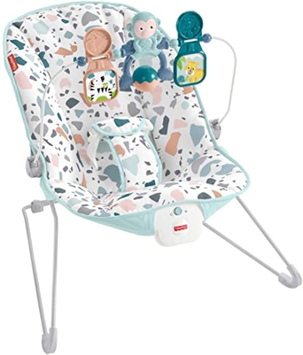 Fisher-Price GWD38 – Basis Wippe mit beruhigenden Schwingungen, Wippe für Babys ab der Geburt