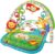 Fisher-Price GXC36 – Rainforest-Freunde 3-in-1 Spieldecke, tragbare Baby Krabbeldecke inkl. abnehmbaren Spielzeugen, ab Geburt