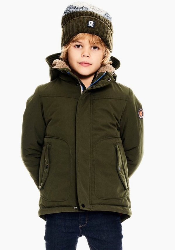 Garcia Winterjacke mit Reißverschluss in Kontrastfarbe