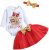 Geagodelia Baby Mädchen Weihnachten Outfit Kleidung Weihnachtsoutfit Babykleidung Set Langarm Body Strampler + Tüllrock Tütü Rock Neugeborene…
