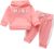 Geagodelia Babykleidung Set Baby Mädchen Kleidung Outfit Langarm Kapuzenpullover Top + Hose Neugeborene Kleinkinder Weiche Babyset T-47889