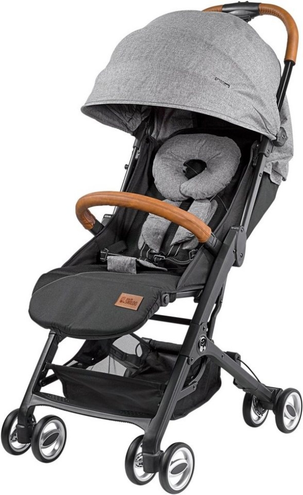Gesslein Kinder-Buggy »Babies Smiloo Cuby, grau-meliert«, mit Frontbügel; Kinderwagen, Buggy, Sportwagen, Sportbuggy, Kinderbuggy, Sport-Kinderwagen