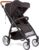 Gesslein Kinder-Buggy »Smiloo Happy +, schwarz/cognac, schwarz«, mit Einhand-Faltmechanismus; Kinderwagen, Buggy, Sportwagen, Sportbuggy,…