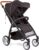 Gesslein Kinder-Buggy »Smiloo Happy +, schwarz/tabak, maroon rot«, mit Einhand-Faltmechanismus; Kinderwagen, Buggy, Sportwagen, Sportbuggy,…
