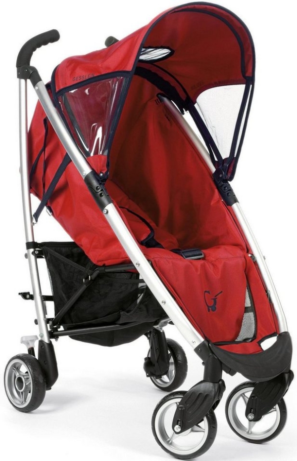 Gesslein Kinder-Buggy »Swift, Signalrot«, mit schwenkbaren Vorderrädern; Kinderwagen, Buggy, Sportwagen, Sportbuggy, Kinderbuggy, Sport-Kinderwagen