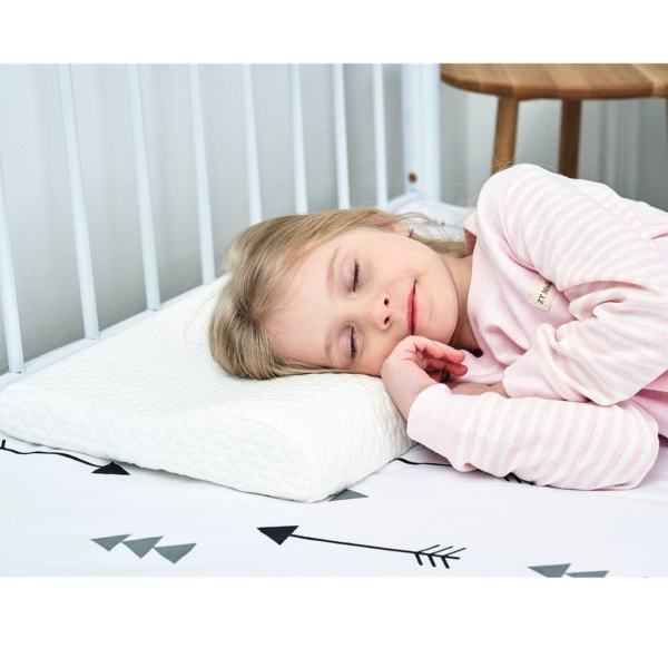 Gesundheit Kinder Kissen für Bett Schlafen Hypoallergenic Memory Schaum kinderkissen Neck-Protector für Kinder（3-10 Jahre）