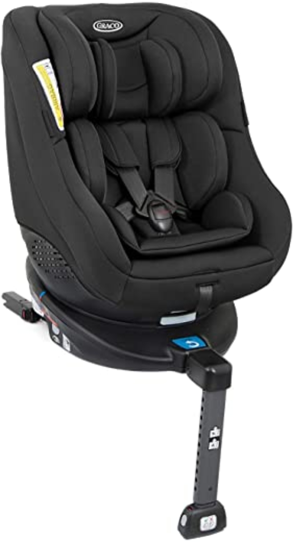 Graco GC1416HABLC000 Turn2Me Reboarder Kindersitz mit Isofix, 360 Grad drehbarer Autositz für Kinder von 0-4 Jahre, Gruppe 0+/1 (ab Geburt – 18…