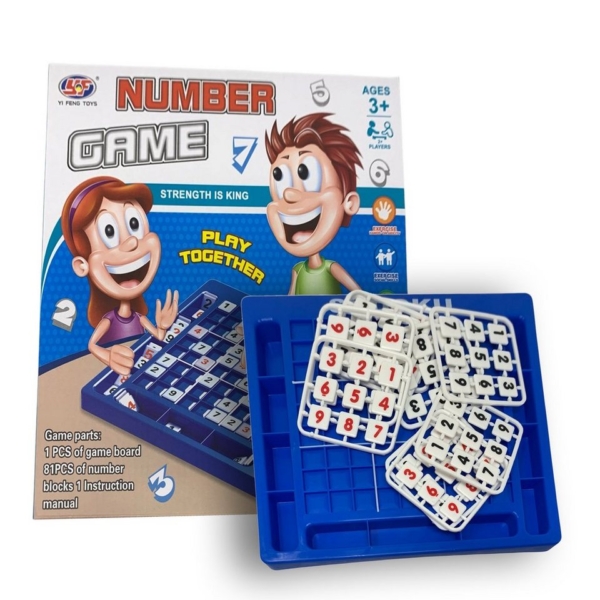 H-basics Kinderspielboot »Number Game Kinderspiel – Zahlen Spiel zum nachdenken Kinderspiel ab 3 Jahren Sudoku mit zahlen Spaß draußen drinnen…