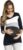HAPPY MAMA. Damen Still Umstands-Top Lagendesign Farbblock-Design 3/4 Ärmel 217p